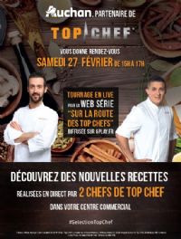 2 Top Chefs dévoilent leur talent. Le samedi 27 février 2016 à Bordeaux. Gironde.  15H00